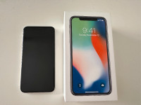 Apple Iphone X 64GB in silver