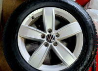 VW OEM Rims and Snow Tires