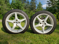 Mags 4×100 w/all season tires 205/45/R16  great condition