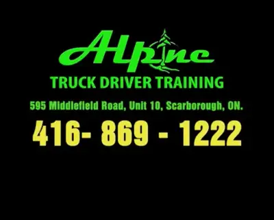 Alpine truck driver training, View more