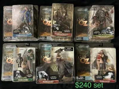 Sold as set - price reduced!$$$ Figures displayed and repacked. Complete. No flaws.
