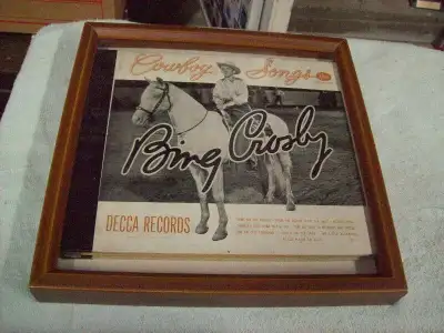 FRAMED 1946 BING CROSBY RECORD BOOK SET, View more