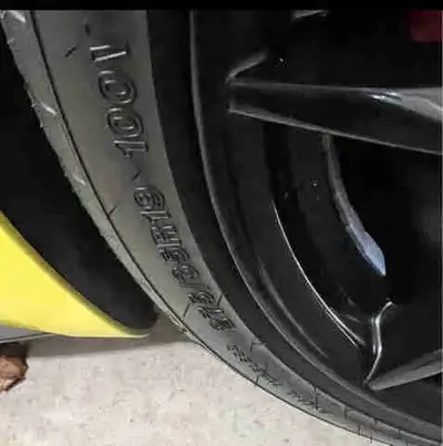 2 iLink Winter tires 275/35 19 no rims. Lots of tread left, but as you can see in the picture, the a...