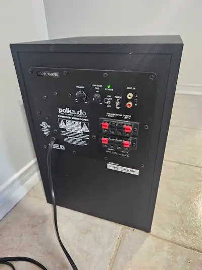 Polk Audio RM6750 Subwoofer - Good Condition, View more