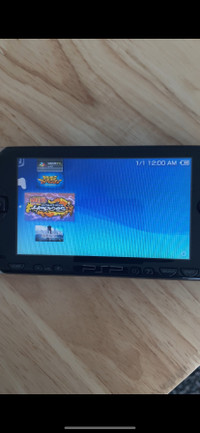 Modded PSP with umd games and sd card