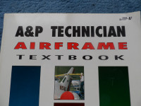 A&P Technician AIRFRAME Text Book for Aircraft Industry