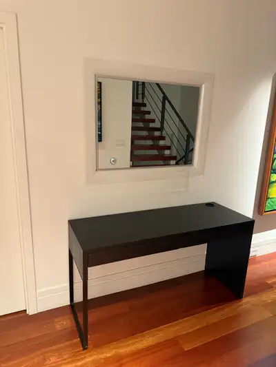 IKEA MICKE BLACK DESK, View more