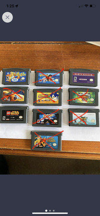 Game Boy advance games -assorted titles