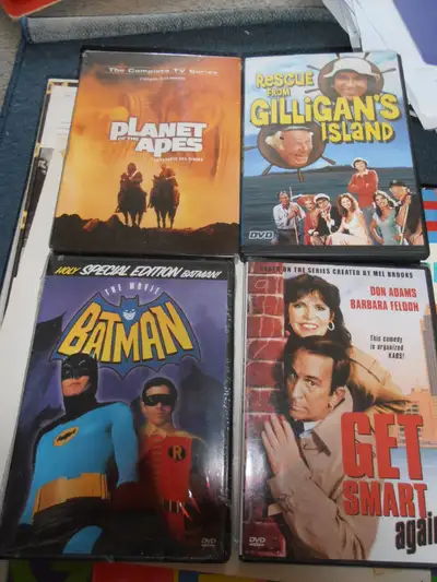 Batman/Gilligans box sets$10e/ tv antenas$20ea trade4bike iphone, View more