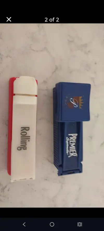 I'm offering a set of two cigarette rolling machines that are perfect for those who prefer to roll t...