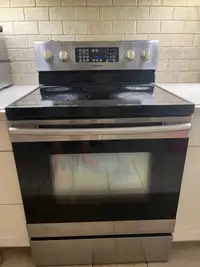 Samsung Stove, Warming Center + Steam Clean