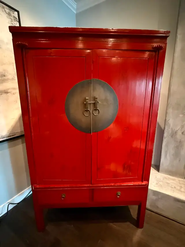 Antique Armoire / Wardrobe / Hutch / Cabinet628543922577941216