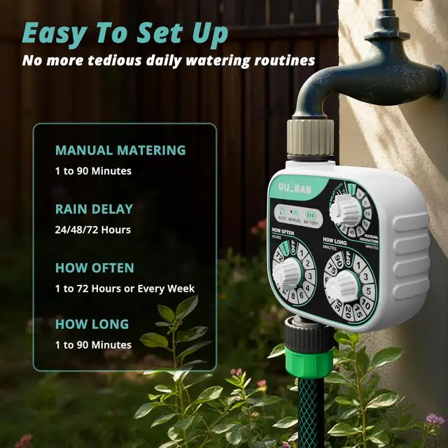 Mechanical Hose Timer Waterproof Sprinkler Timer Rain Delay Auto in Outdoor Tools & Storage in Oshawa / Durham Region - Image 4