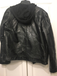 Leather jacket size small 