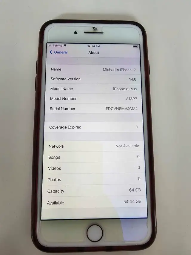 iPhone 8 Plus, 64 GB Rose Gold Unlocked.63417654992769123