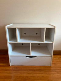 TV Stand with Drawer White