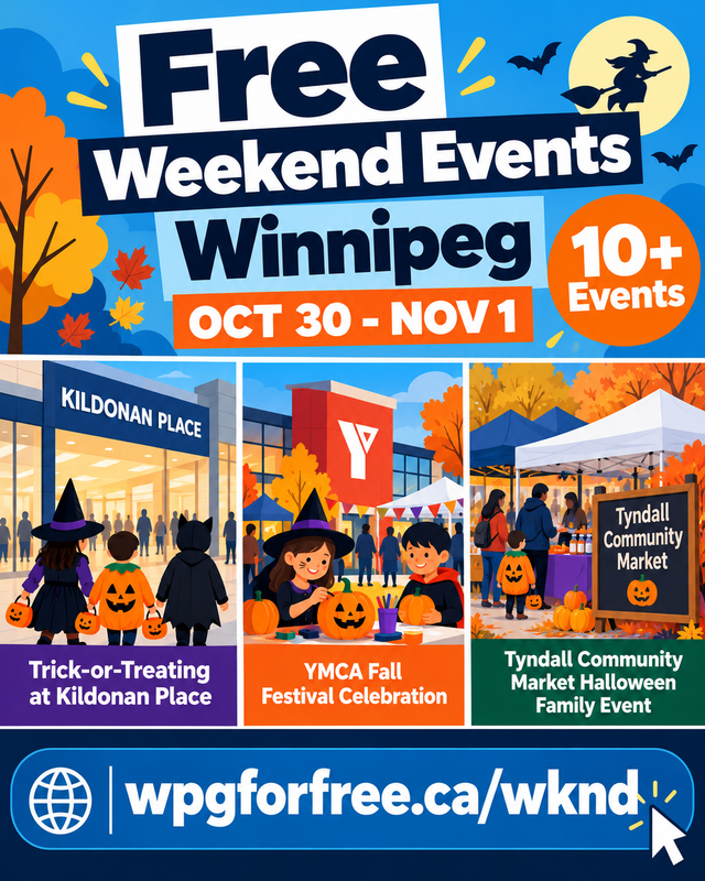 Winnipeg: Free Weekend Events | Oct 30 – Nov 1