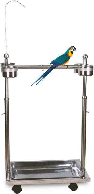 NEW Ozzptuu Metal Bird Feeder Stand Adjustable Height Rolling Bi in Accessories in London
