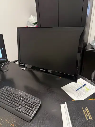 ViewSonic 22-inch Monitor with ergotron arm, View more