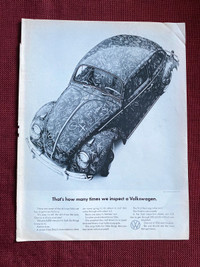 1966 Volkswagen Beetle Original Ad