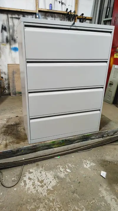 4 Drawer Teknion Filing Cabinet, Filing Cabinet, Storage Cabinet, View more
