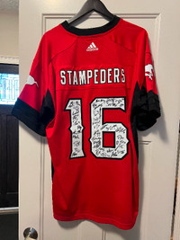 Autographed Stampeders Jersey For Sale