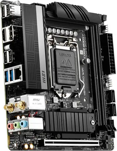 Mini ITX MSI H510I PRO WIFI Motherboard, View more
