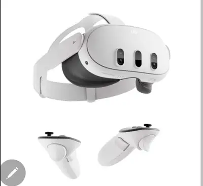 Quest 3, custom face plate, headstrap, controllers, View more