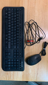 CLAVIER et SOURIS (DELL)D’ORDINATEUR MICROSOFT COMPUTER KEYBOARD