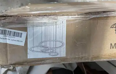 ROYAL PEARL Modern Chandelier LED 4-Rings Circular Pendant Light in Indoor Lighting & Fans in Kitchener / Waterloo - Image 8