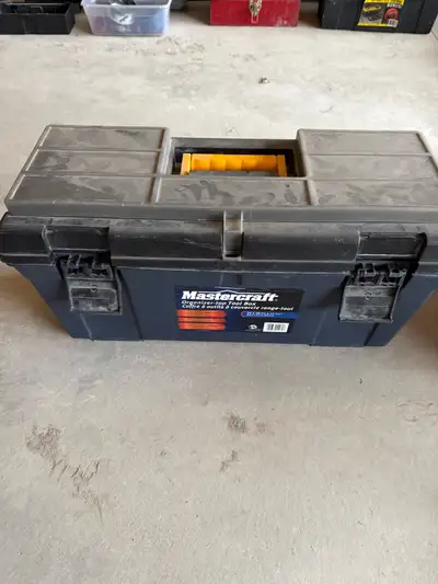 Filled with assorted plumbing stuff