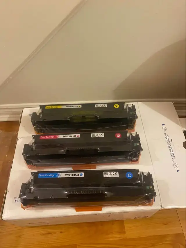 New(Tri colour) Toner Cartridges Replacement for HP-414A| Use wi in Printers, Scanners & Fax in City of Toronto - Image 7