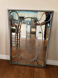 Large Metal Wall Mirror