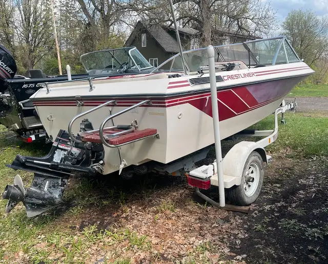 1989 Crestliner V170 in Powerboats & Motorboats in Winnipeg - Image 4