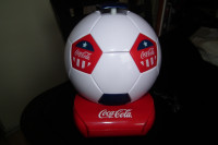 Coca Cola  Soccer Ball Mini Fridge, 5 Can Beverage Cooler