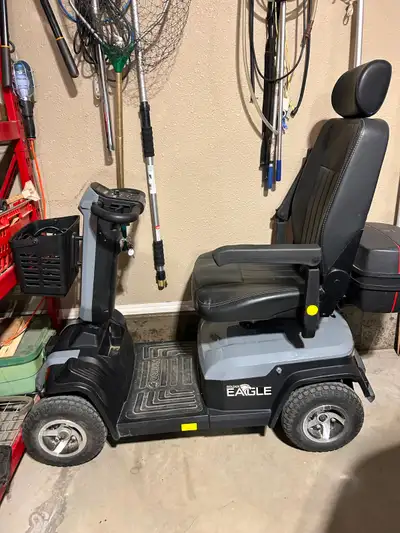 Golden Eagle electric scooter. Model GR595. 500lb capacity. New July 2024, stored since Sept 2025. L...