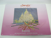 CONTE PASTEL PENCIL SET 48pcs / Ensemble Pastel Conte 48pcs