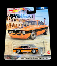 Hotwheels  premium fast&furious  ALFA ROMEO 