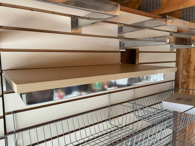 Nice Wood Shelves 2 Sizes 12X24” & 12X48” Retail Display  in Industrial Shelving & Racking in Winnipeg - Image 4