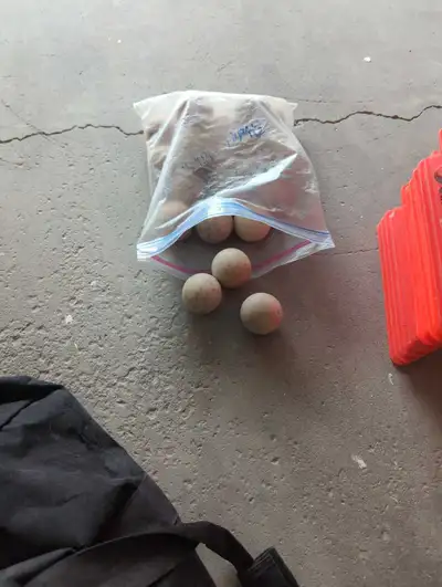 Hockey stick handling balls, View more
