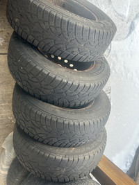 Winter tires 235/70 R 16 with rims