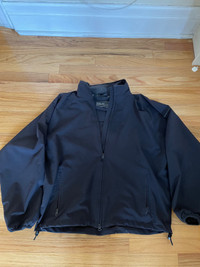 Black dunning golf rain jacket (large)