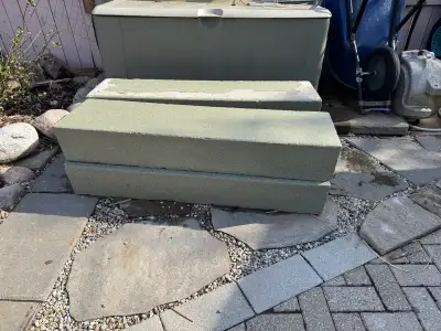 free 4’ concrete steps, View more