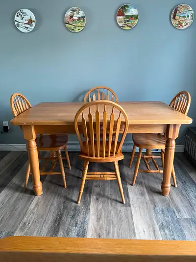 Solid wood kitchen table set, View more