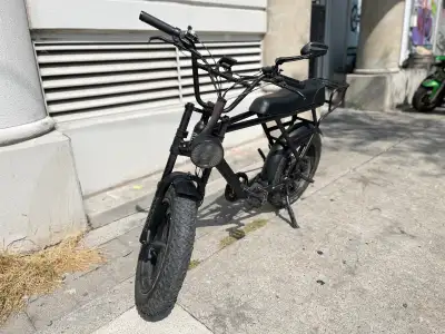 EMMO Paralo Pro Black Ebike with 48V Lithium Battery, View more