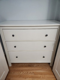 IKEA Hemnes 3 Drawer Dresser (White)