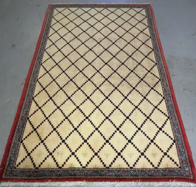 Vintage Wool Handmade Persian rug,6.9 x 4.3 ft,one-of-a-kind, View more