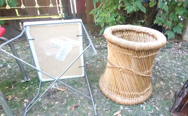 Wicker Plant Stand  Side Table in Other Tables in St. Catharines - Image 3