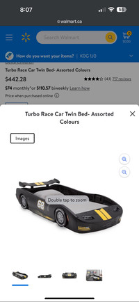 Twin car bed 