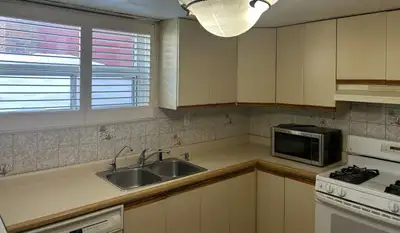 From APRIL 1st, a two bedroom Bright and Spacious Basement Apartment for Rent in a quiet neighborhoo...